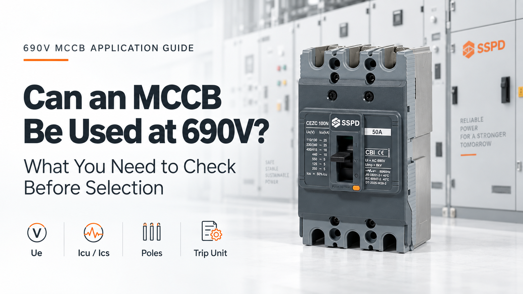 Guide de sélection des disjoncteurs MCCB 690 V pour les applications électriques industrielles