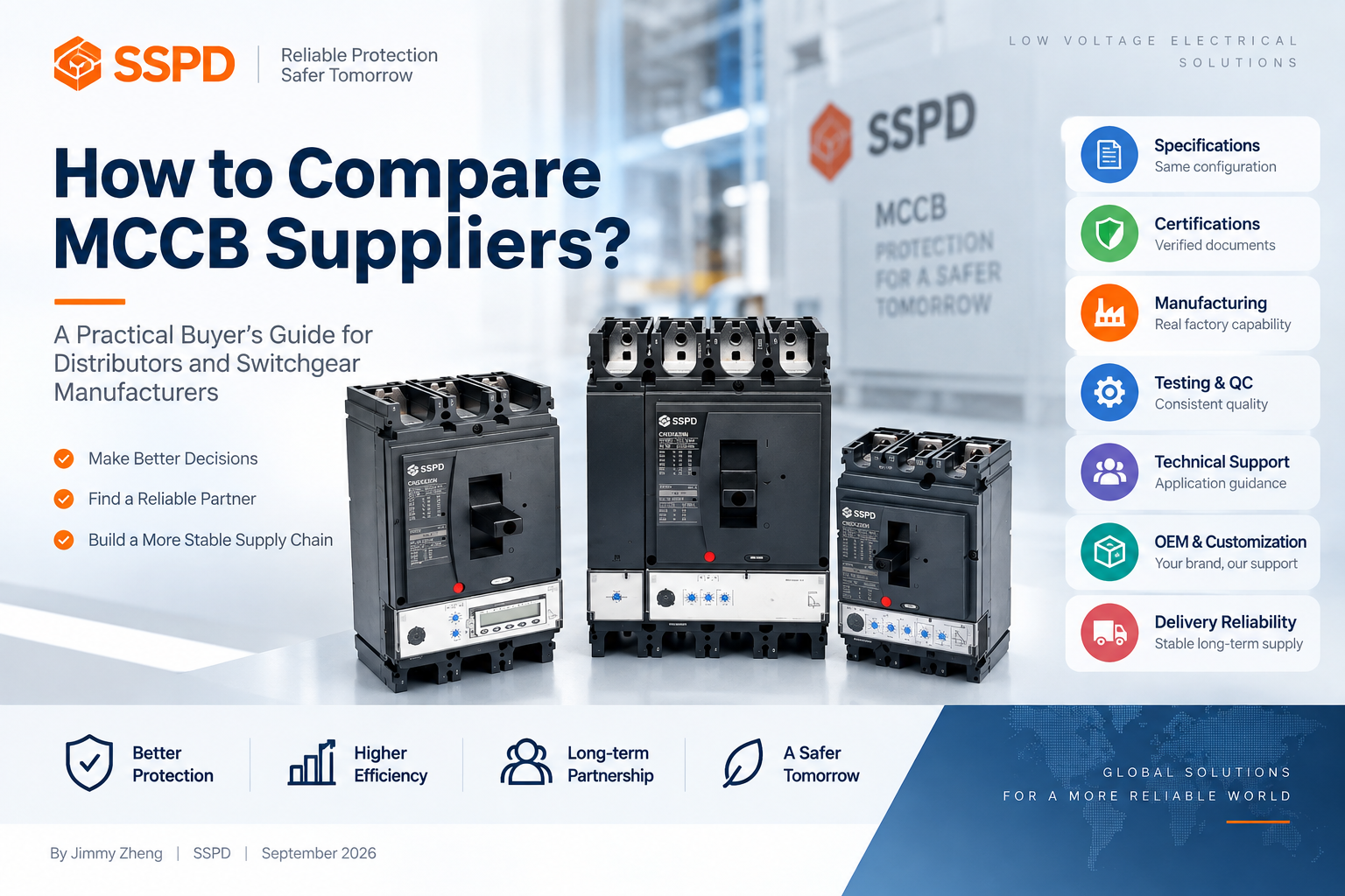 Comment comparer les fournisseurs de disjoncteurs MCCB ?